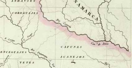 detalle del mapa de Jose Manuel Restrepo