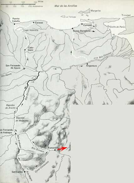 Mapa de Alejandro de Humboldt