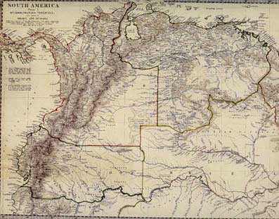 Mapa de Walker 1842